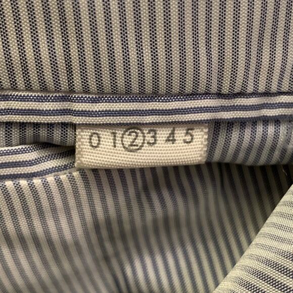 BAND OF OUTSIDERS Size 40 Regular Navy Grey Stripe Wool Notch Lapel Sport Coat - Picture 8 of 9